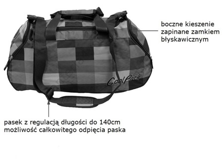 Sports bag Coolpack Runner Turquise 45162CP No. 22