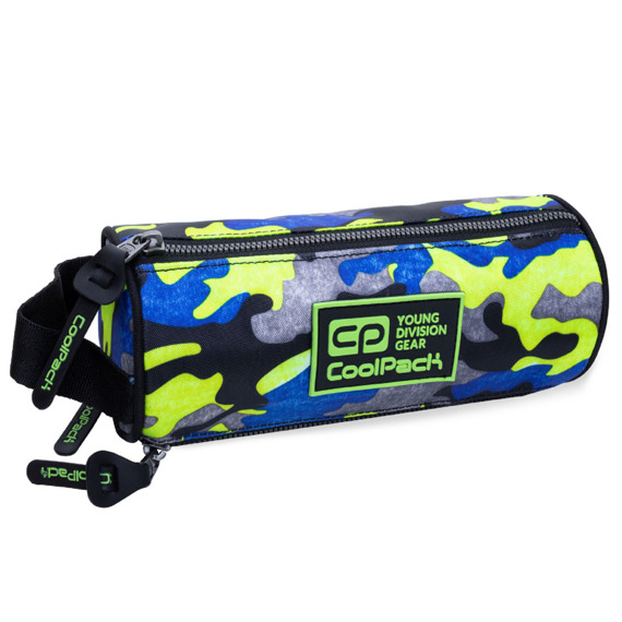 Three zippers pensil pouch CoolPack Omni Camo Fusion Yellow 15561CP nr B68094