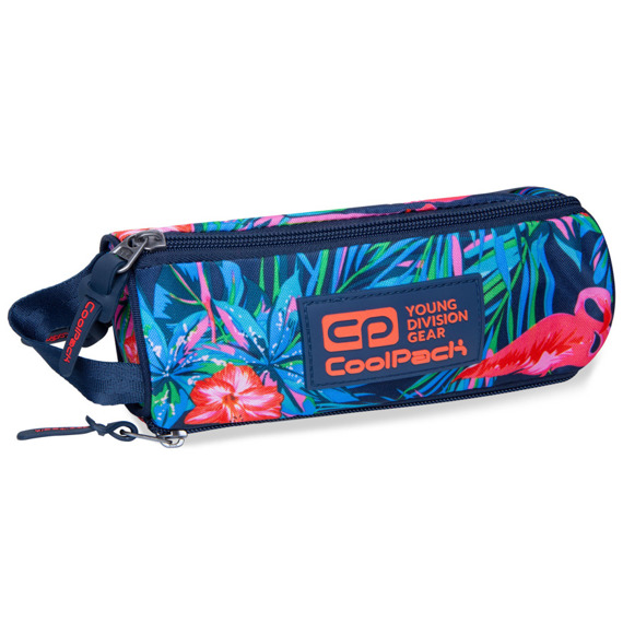 Three zippers pensil pouch CoolPack Omni Pink Flamingo 41456CP No. B68126
