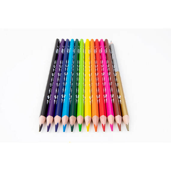 Triangular coloured pencils 12 colours Colorino Kids 51828PTR