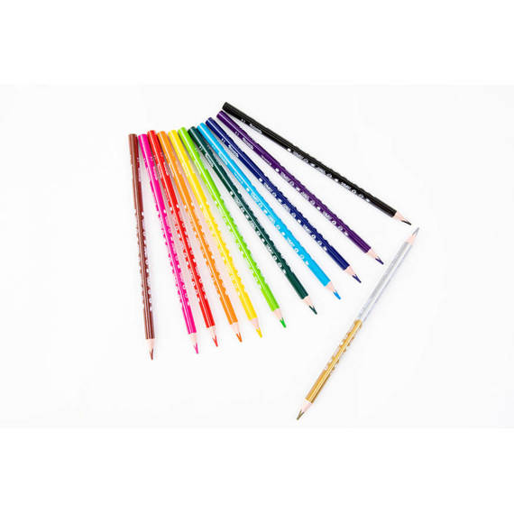 Triangular coloured pencils 12 colours Colorino Kids 51828PTR