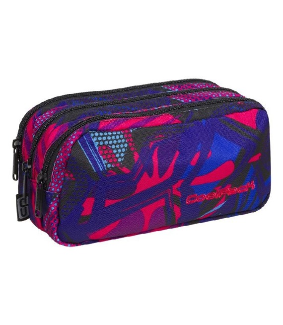 Triple decker pencil case Coolpack Primus Crazy Pink Abstract 87704CP nr A291