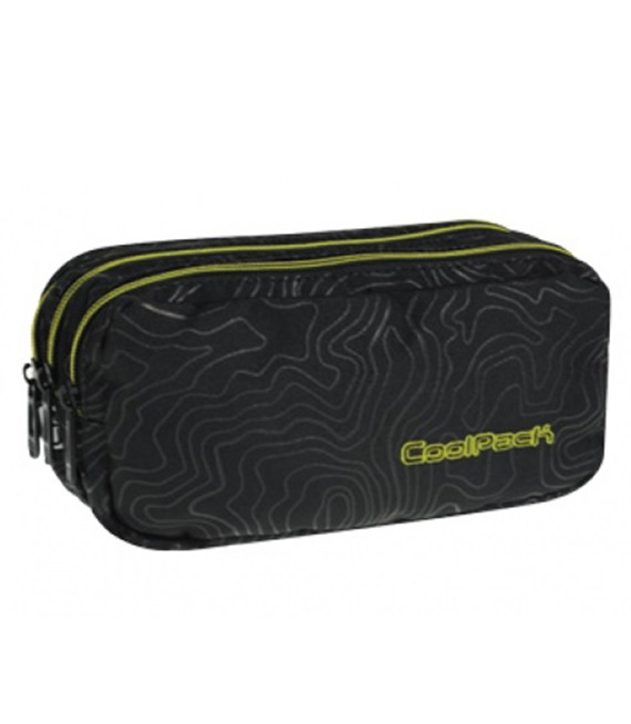 Triple decker pencil case Coolpack Primus Topography Yellow 85288CP nr A154