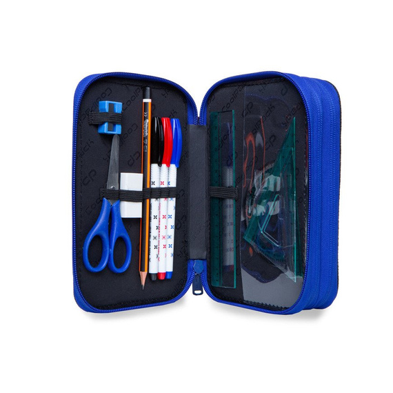 Triple decker pencil case with equipment CoolPack Jumper 3 Football Cartoon 26392CP nr B67036