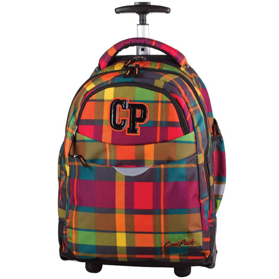 Trolley backpack Coolpack Rapid Sunset Check 76784CP nr 618