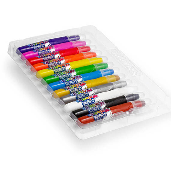 Twisted silky crayons 12 colours Colorino Kids 57271PTR