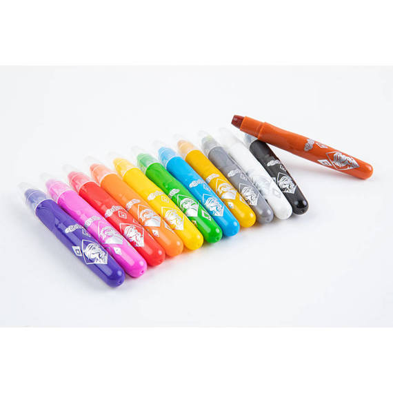 Twisted silky crayons 12 colours Colorino Kids 57271PTR