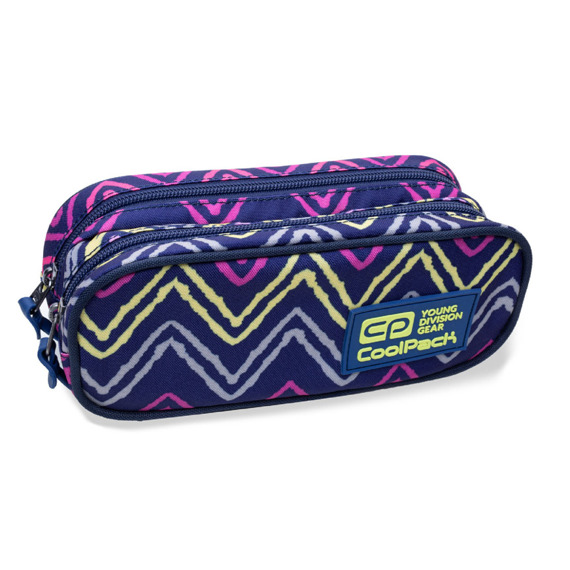 Two-chamber school pencil case CoolPack Clever Flexy 22035CP No. B65103