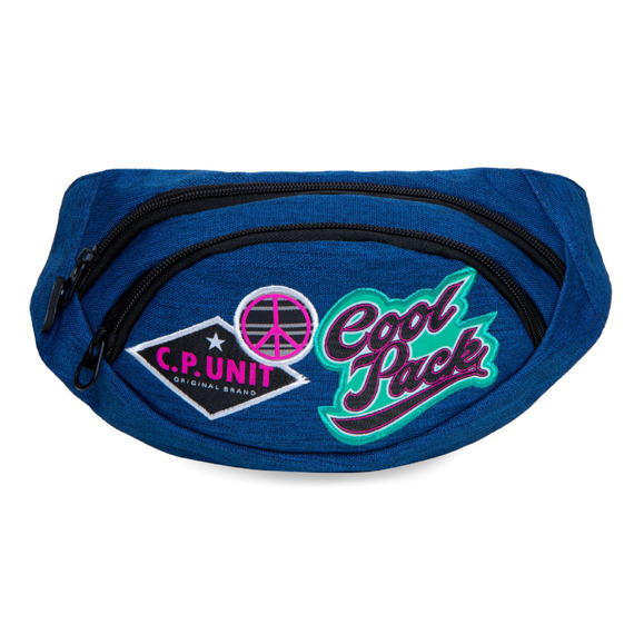Waist bag Coolpack Albany Girls Badges Denim 30054CP No. B75057