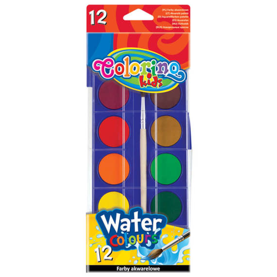 Water colours big tablets 28 colours Colorino Kids 67317PTR