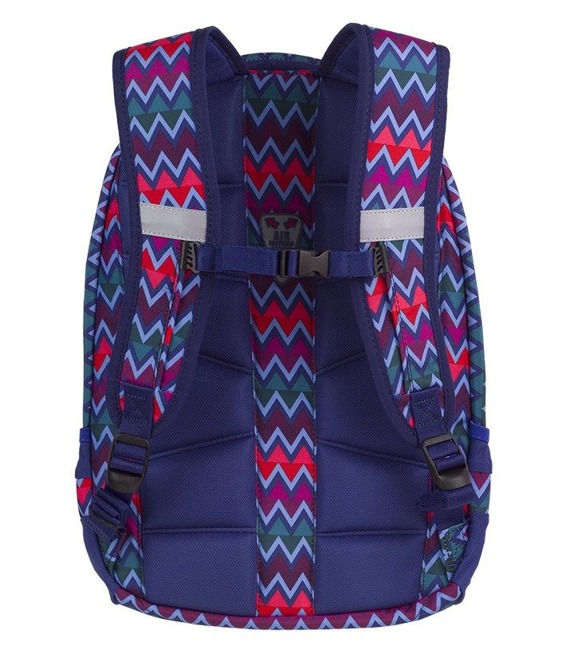 Zestaw szkolny Coolpack 2018 Chevron Stripes - plecak College i piórnik Clever