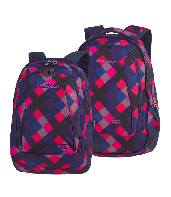 Zestaw szkolny Coolpack 2018 Electric Pink - plecak Combo i piórnik Clever