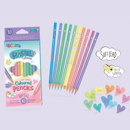  Hexagonal coloured pencils 12 colours Colorino Kids 14687PTR/1