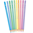  Hexagonal coloured pencils 12 colours Colorino Kids 14687PTR/1