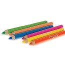  JUMBO round coloured pencils 17,5 cm 10 colours with sharpener  Colorino Kids 33091PTR