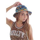 Bucket hat SHERLOCK LEAVES-WHITE S/M (57cm)