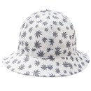 Bucket hat SHERLOCK LEAVES-WHITE S/M (57cm)