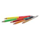 Double ended triangular coloured pencils 12 pcs. / 24 colours Colorino Kids 33046PTR