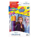 Double ended triangular coloured pencils 12 pcs. / 24 colours Colorino Kids 33046PTR