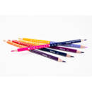 Double ended triangular coloured pencils 12 pcs. / 24 colours Colorino Kids 33046PTR