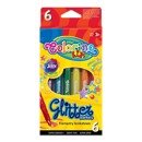 Glitter markers 6 colours Colorino Kids 65641PTR