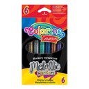 Metallic markers 6 colours Colorino Kids 32582PTR