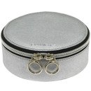 Round jewelry case Davidt's 329.001.12 Silver
