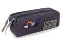 Set Coolpack Sparkling Badges Grey - Hippie backpack and Hippie Edge pencil case