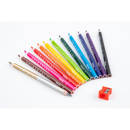 Triangular coloured pencils JUMBO 12 colours