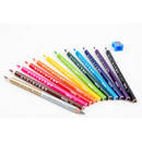 Triangular coloured pencils JUMBO 12 colours