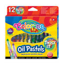 Twisted silky crayons 12 colours Colorino Kids 57271PTR