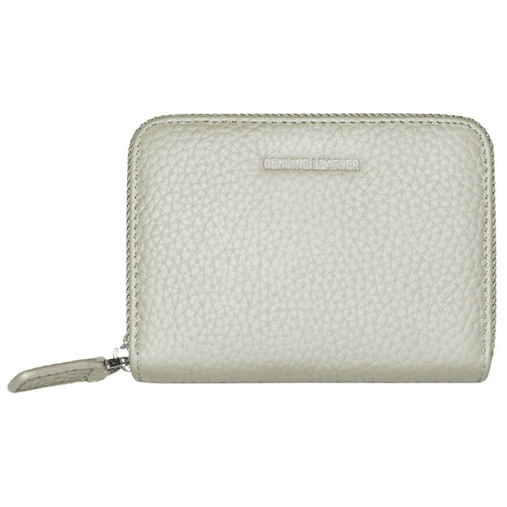 Etui na karty z piekiełkiem skórzane beżowe RFID KB29 BEIGE