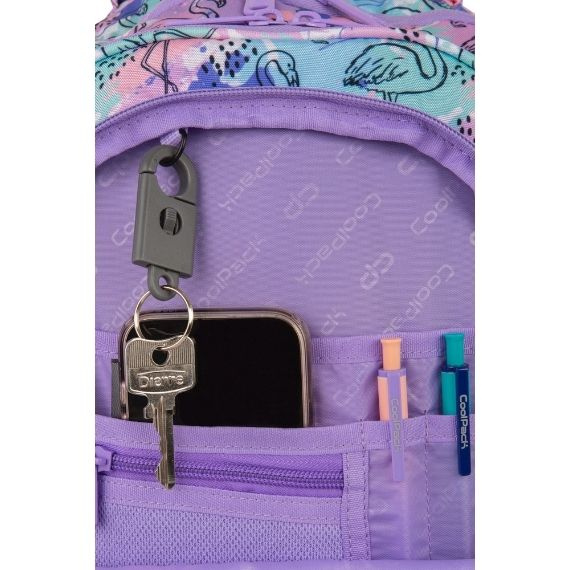 Plecak młodzieżowy szkolny CoolPack Factor Purple Pot F002819