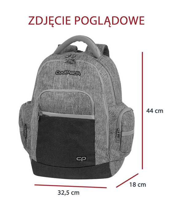 School backpack Coolpack Brick Electric Pink 82232CP nr A521