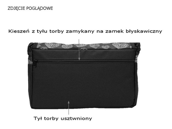 Torba na ramię listonoszka Black Horse Dunaj nr 105