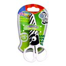 Nożyczki plastikowe z oczkiem 12,5 cm blister zebra Colorino Kids 37275PTR
