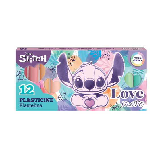 Plastelina 12 kol. Stitch Colorino Disney Core 54823PTR