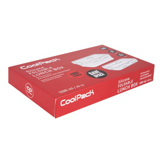Śniadaniówka składana Coolpack Silicon RPET Black Z24641