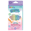 Flamastry brokatowe PASTEL 6 kol Colorino Kids 82565PTR