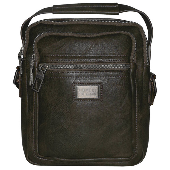 Torba męska na ramię Coveri CC5070-5_COFFE ciemnobrązowa