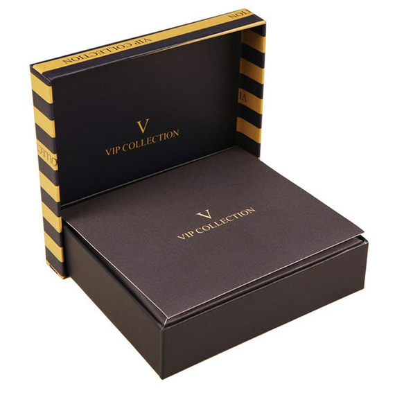 Etui na klucze Vip Collection LINED LEATHER 10 BROWN