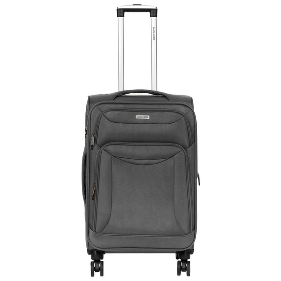 Średnia walizka na kółkach 24" Black Horse Lincoln KC-230069-24 szara