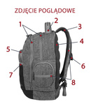 Plecak szkolny Coolpack Brick Electric Pink 82232CP nr A521