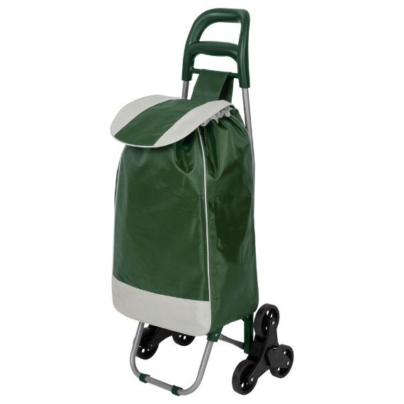 Wózek zakupowy na schody Black Horse zielony DC-307B DARK GREEN