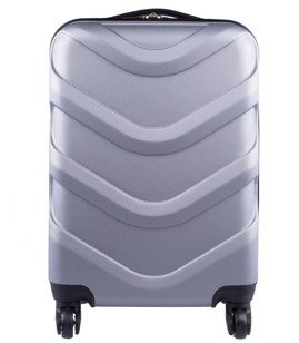 Walizka kabinowa Leonardo 18" Srebrna 40417