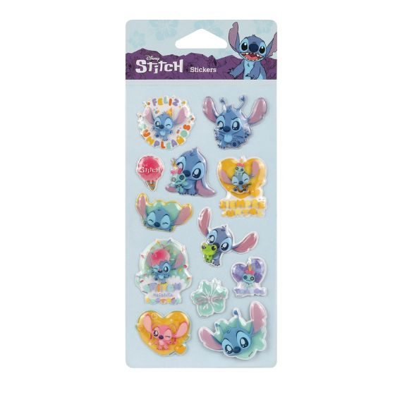 Naklejki wypukłe 12 szt. Stitch Pastel Coolpack Disney 75422PTR