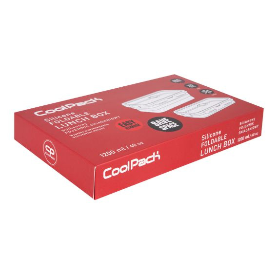 Śniadaniówka składana Coolpack Silicon RPET Black Z24641