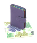 Portfel banknotówka damska Centro Pelle ML-8376 Fioletowa