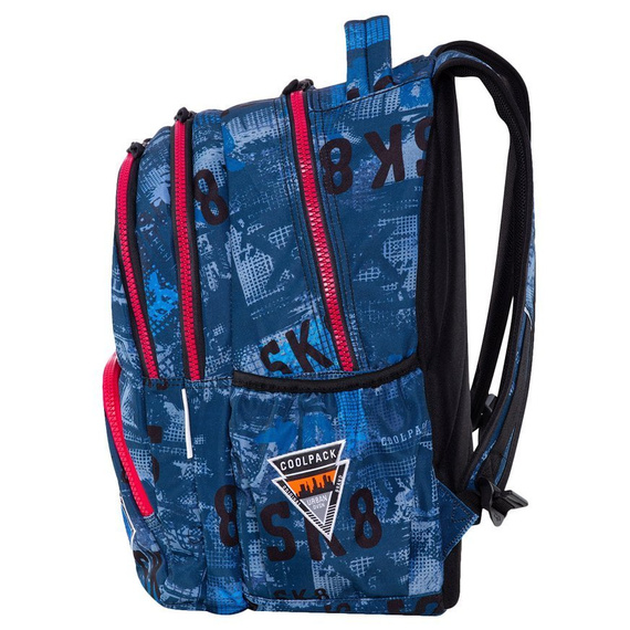 Plecak młodzieżowy Coolpack Bentley Badges Boys Blue 49506CP nr B24054 