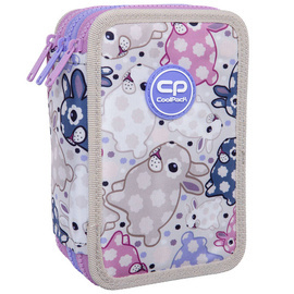 Piórnik potrójny z wyposażeniem CoolPack Jumper 3 White Bunny F067833